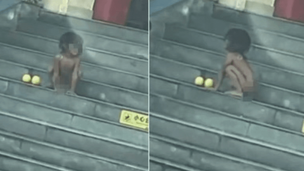 四川高速公路驚現「裸跑小狼人」？另類育兒引發熱議