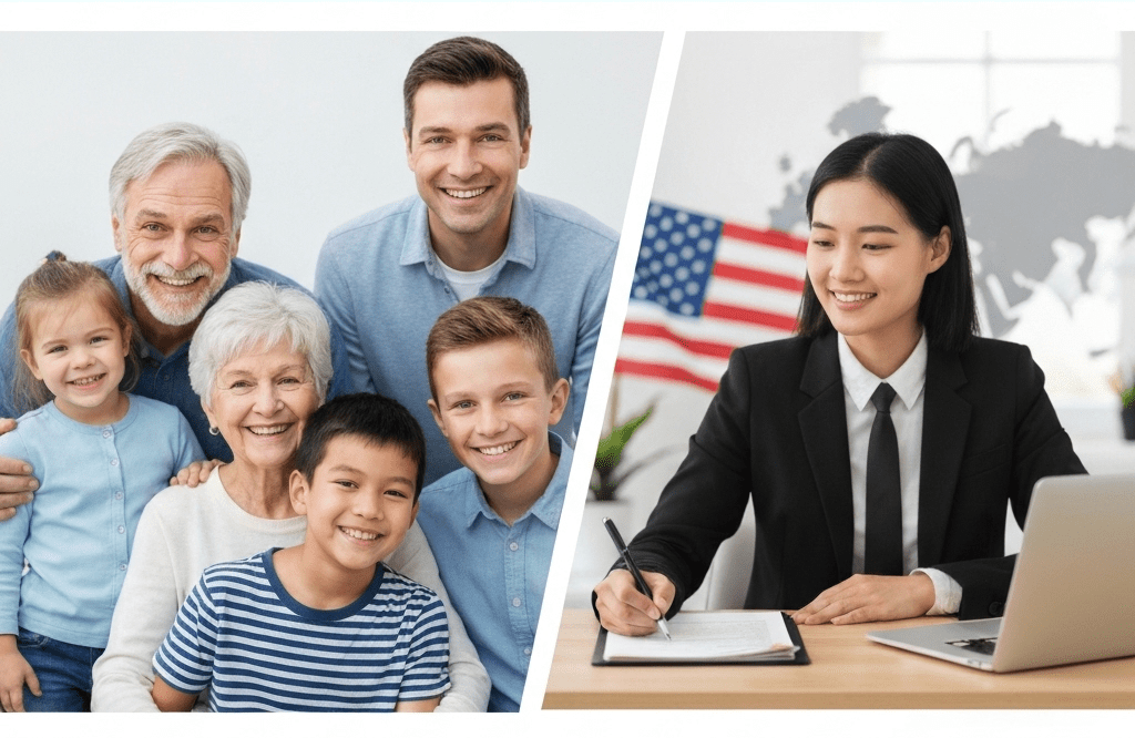 美國綠卡申請總覽：親屬移民與職業移民