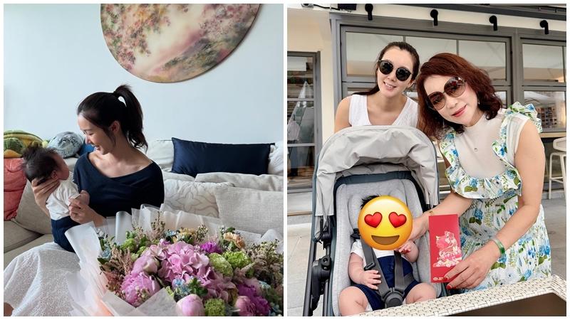 麥明詩兒子正面樣搶先被林作媽媽公開 「無緣份奶奶」：似我有咗孫一樣 萌B似足媽咪