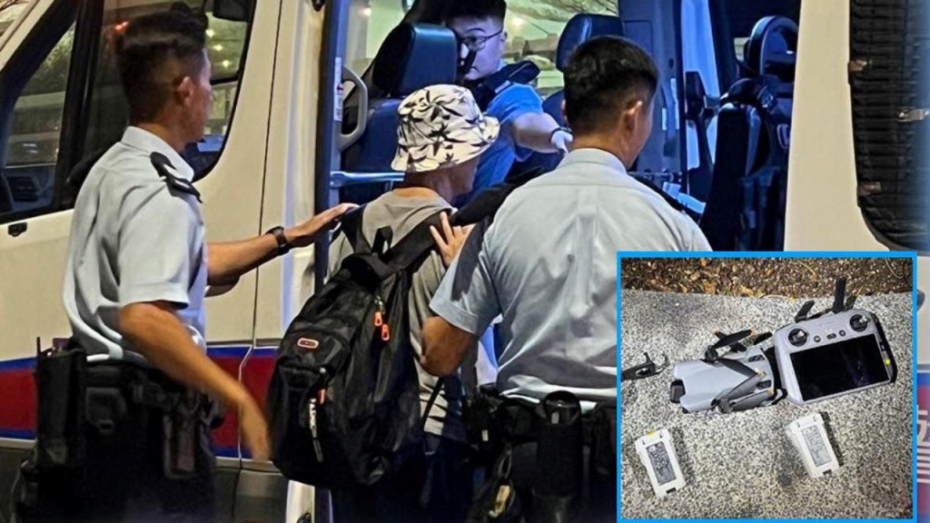 全運會維園風波：七旬翁放無人機被捕，恐觸犯兩罪！