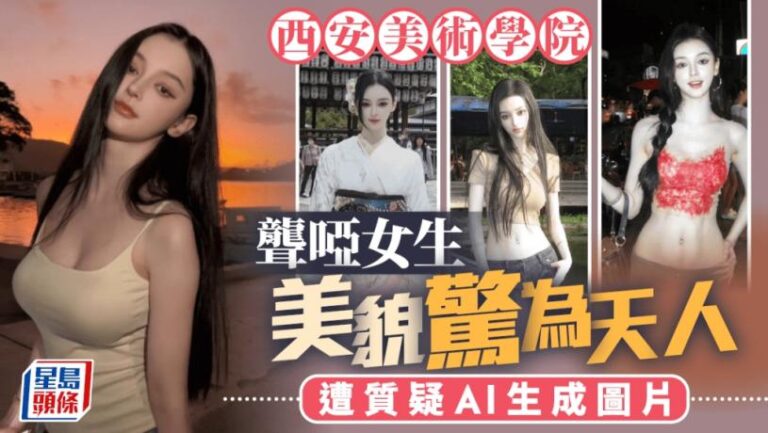 怪你過份美麗︱西安高校聾啞女神顏惹哄動  遭質疑「AI生成」