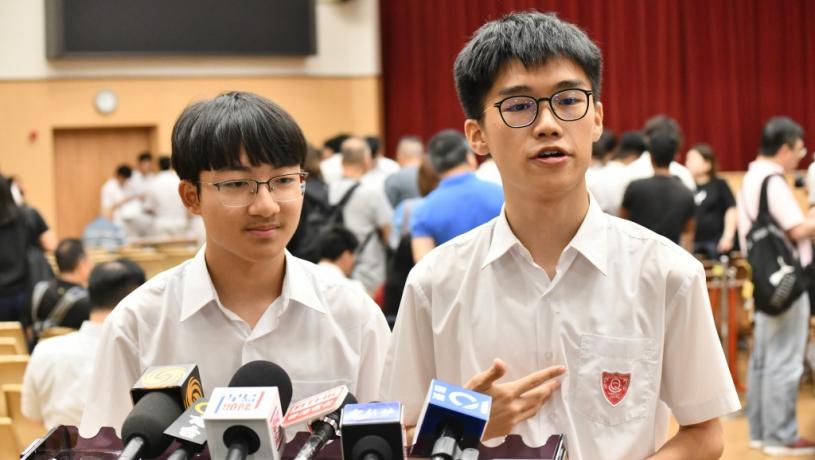 DSE放榜2025｜皇仁書院超級狀元濮愷俊 感謝母親「煲靚湯」冀留港讀醫