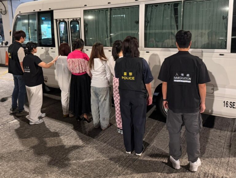 荃灣警掃黃行動：七名內地女子涉違逗留條件被捕