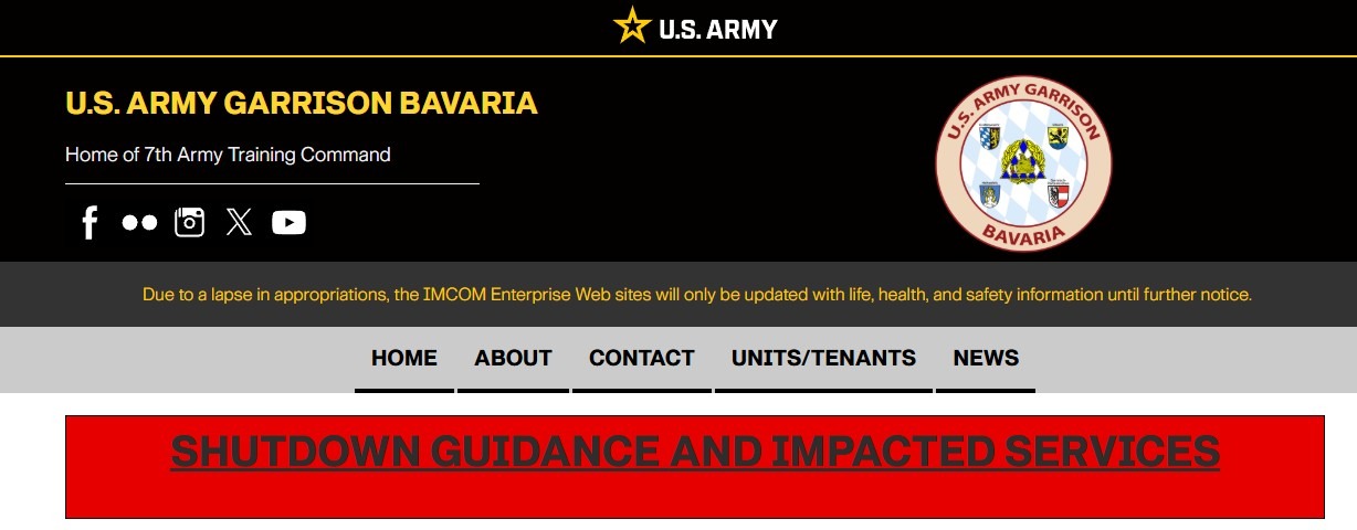 駐德美軍陷困境？政府停擺下官網驚現食物銀行指南